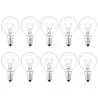 Light bulb | Small socket E14 | Ball bulb | Clear | 45mm | 60W