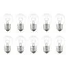 Light bulb | Large socket E27 | Ball bulb | Clear | 45mm | 15W