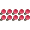 Lighto | LED bulb | Large socket E27 | Ball bulb | Pink | 45mm | 1W | 10 pieces