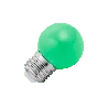 Lighto | LED bulb | Large socket E27 | Ball bulb | Green | 45mm | 1W