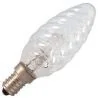 Halogen bulb | Small socket E14 | Candle bulb turned | Bright | 35mm | 28W