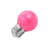 Lighto | LED bulb | Large socket E27 | Ball bulb | Pink | 45mm | 1W