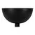 Bailey ceiling cup bowl black + black cord grip