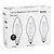 Bailey | 3x LED Candle Lamp | Small socket E14 | 4W