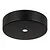 Bailey ceiling cup metal black + black cord grip