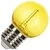 Bailey 5x Ball Bulb Yellow | LED Filament 0.6W | Large Socket E27 Plastic