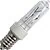 Tubular halogen lamp | E14 | 17mm | 75W | Own brand | replaces Halolux