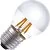 Lighto | LED filament | Large socket E27 | Ball Lamp | Bright | 45mm | 4W