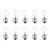 Light bulb | Large socket E27 | Ball bulb | Clear | 45mm | 15W